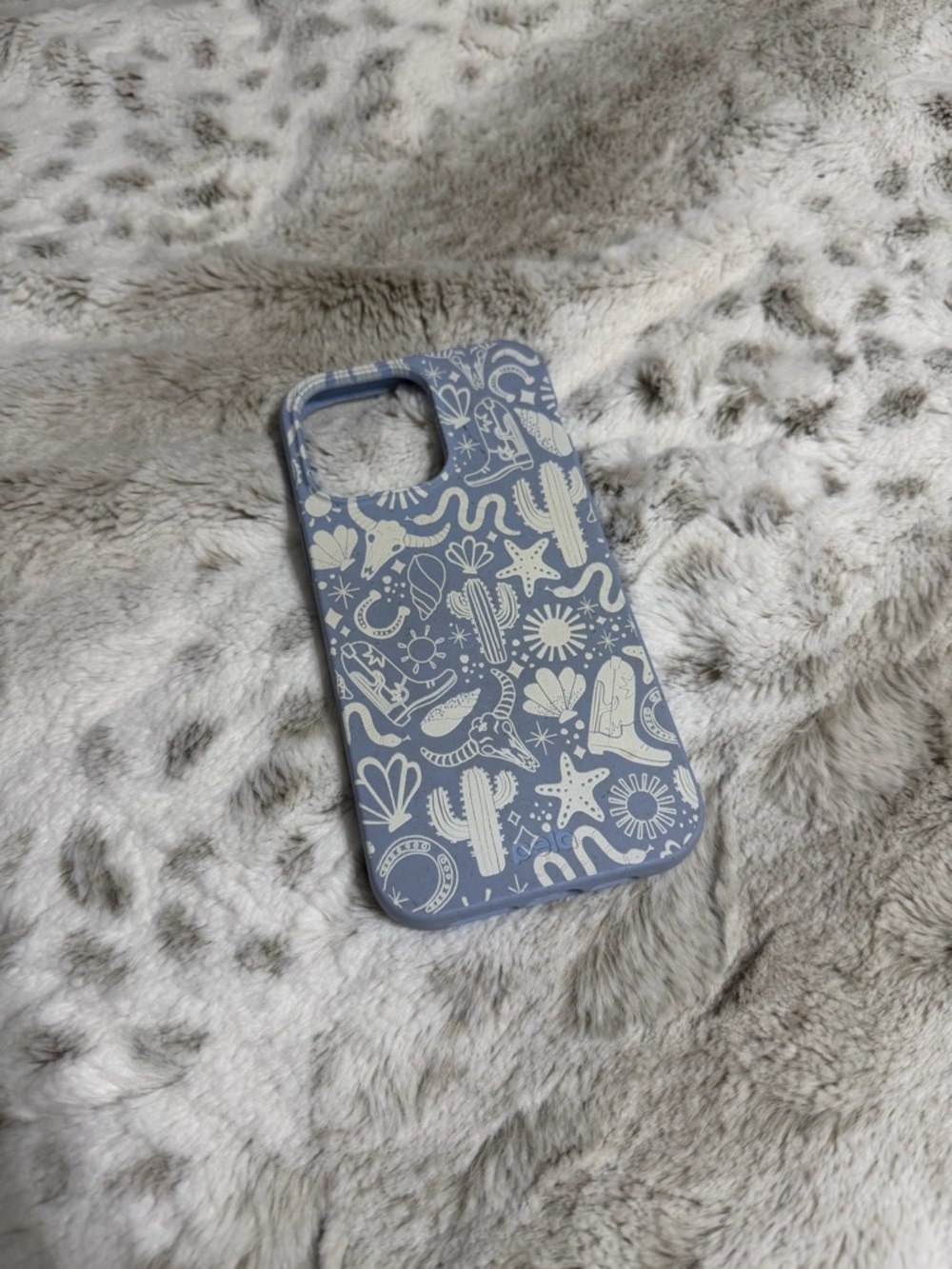 Blue Coastal Cowgirl Design Phone Case- iPhone 14 ProMax